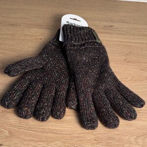Barbour Men's Dark Knit Gloves
